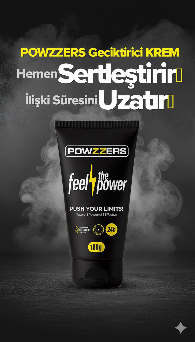 Powzzers Krem – Geciktirici, Sertleştirici, Performans Arttırıcı Powzers Krem